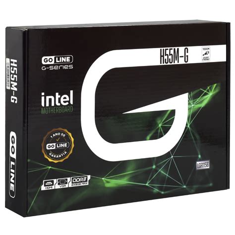 Placa Mãe GoLine GL H55M G Socket LGA 1156 VGA DDR3 BrasilTek