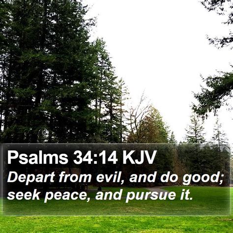 Psalms 34 14 Kjv Bible Verse Images