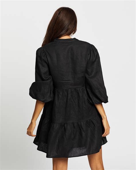 Balloon Sleeve Smock Dress Airrobe