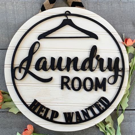 Laundry Metal Signs Laundry Room Decor Farmhouse Sign Etsy