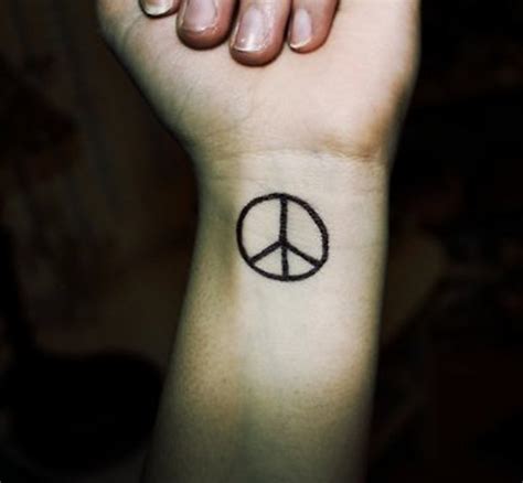 Attractive Peace Wrist Tattoos Wrist Tattoo Pictures