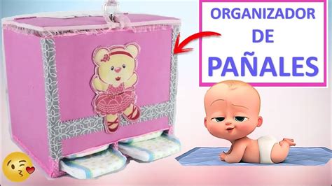 DISPENSADOR DE PAÑALES DIY MANUALIDADES FACILES PARA ORGANIZAR Y