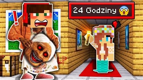 TROLLUJE PRZEBRANY ZA STRASZNĄ BABUSZKĘ PRZEZ 24H W MINECRAFT GPLAY