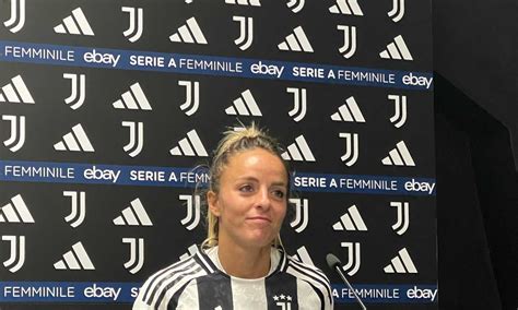 Juventus Women Martina Rosucci In Conferenza Stampa Oggi Lo Vedo