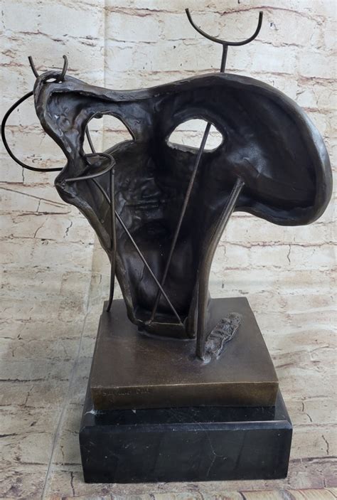 Salvador Dali Contemporary Art Tribute Bronze Statue Sculpture Abstr