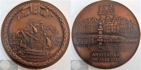 Koninkrijk Der Nederlanden Historiepenning Amsterdam Jarig