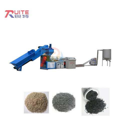 Starch Biodegradable Plastic Granules Making Machine China HDPE