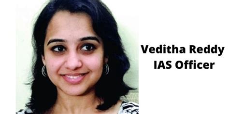 Veditha Reddy Ias Officer Current Posting Marriage And Marksheet