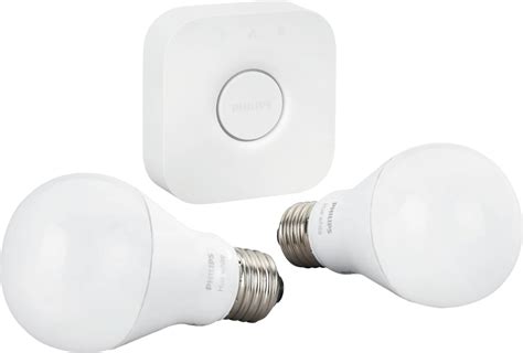 Best Buy Philips Geek Squad Certified Refurbished Hue A19 60w Equivalent Wireless Starter Kit