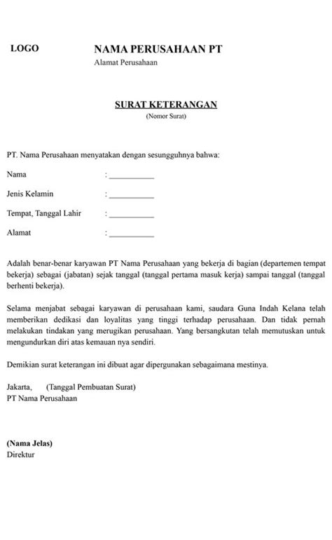 Detail Surat Pernyataan Belum Bekerja Koleksi Nomer 33