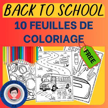 Back To School Rentr E Coloring Pages Feuilles De Coloriage French