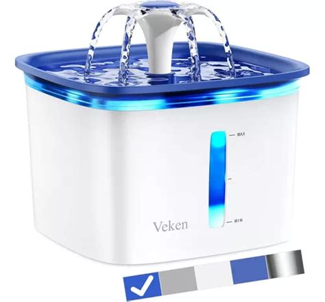 Fuente Para Mascotas Veken Fuente De Agua Automática Para G Meses