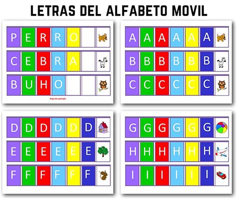 Alfabeto Móvil para Imprimir GRATIS y en PDF Conheça a fortuna de