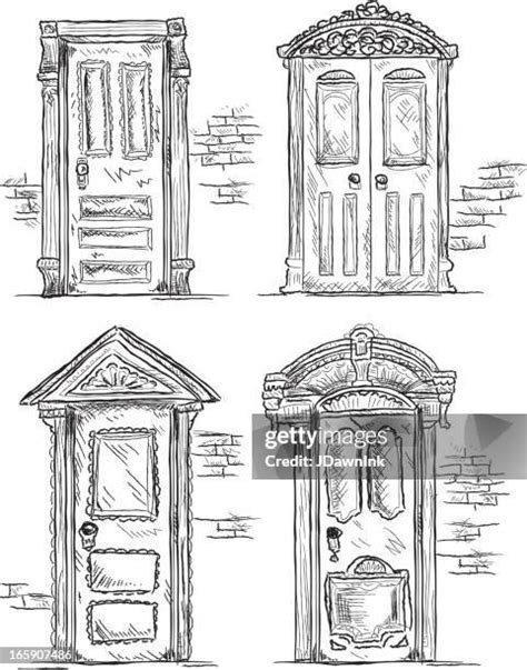 61 Wooden Door Arch Drawing Stock Photos, High-Res Pictures, and Images ...