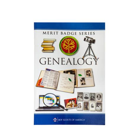 BSA Genealogy Merit Badge Pamphlet Merit Badge Series Pamphlet