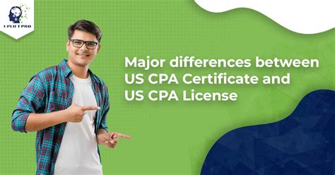 Major Differences Between Us Cpa Certificate And Us Cpa License