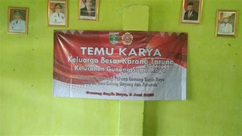 Temu Karya Karang Taruna Kelurahan Gunung Sugih Raya