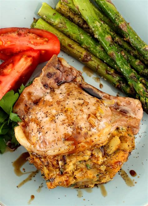 Baked Stuffed Pork Chops Recipe Pork Chop Recipes Baked Baked