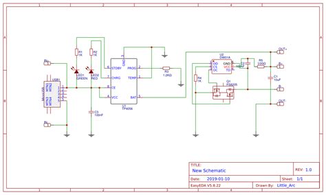 Tp Module With Battery Protection Circuit Schematic