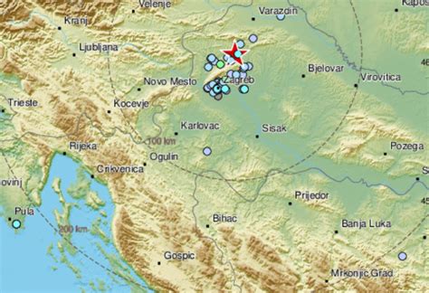Novi Vrlo Slab Potres U Zagrebu N1