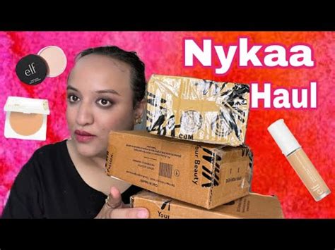 Nyka Pink Sale Haul Nykaa Haul And Unboxing Saher Saba Youtube