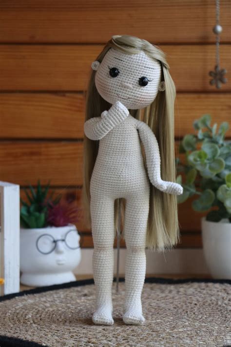 Crochet Basic Body Doll Amigurumi Pattern Eng It Fr Etsy