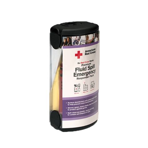 Fluid Spill Emergency Responder Pack Red Cross Store