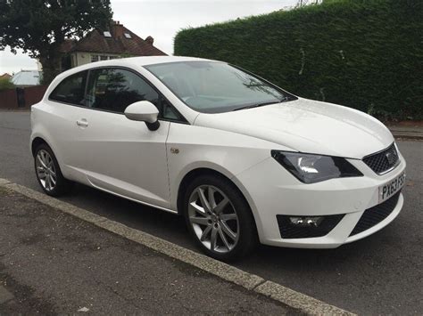 63 Seat Ibiza Fr Tsi 12 White Sport Cat D Low Insurance Group