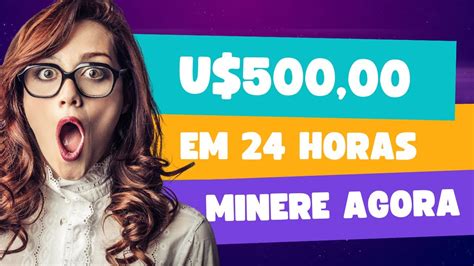 MINERADORA PAGA 106 AO DIA GANHEI U 500 EM 24 HORAS 104 A 800 EM