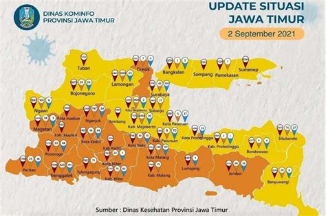 Kabupaten Jombang Masuk Zona Kuning Skala Nasional Ini Sebarannya