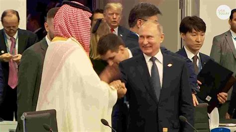 Vladimir Putin High Fives Saudi Prince During G 20 Summit