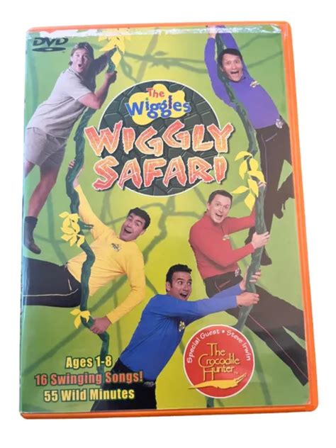 THE WIGGLES DVD Wiggly Safari w/ Steve Irwin Crocodile Hunter! $13.56 ...