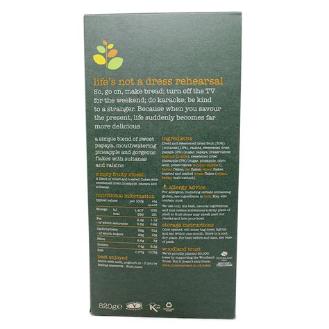 Dorset Cereals Simply Fruity Muesli Cereales Con Frutas Y Muesli 630g