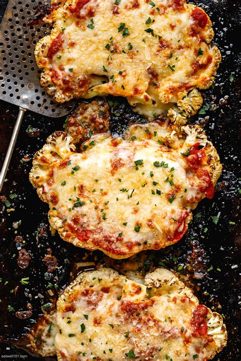 Roasted Cauliflower Parmesan Recipe Best Cauliflower Parmesan Recipe — Eatwell101