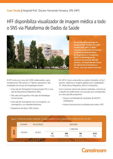 Case Study Hospital Prof Doutor Fernando Fonseca Epe Hff Idioma