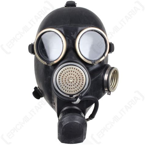 Soviet Russian Gas Mask Gp Black Rubber Without Filter Etsy