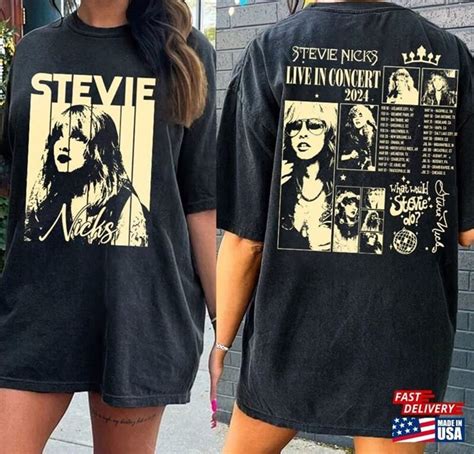 Stevie Nicks 2024 Live In Concert Shirt Stevie Nicks 2024 Tour Shirt