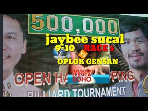 Jaybee Sucal Vs Oplok Gensan Balls Race Prize K