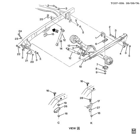 C1500 Suburban 2wd Suspensionrear Chevrolet Epc Online