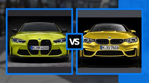 Alter Und Neuer Bmw M4 Im Direkten Vergleich F82 Vs G82