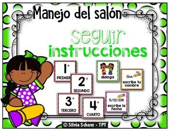 Seguir Instrucciones Teaching Resources TPT