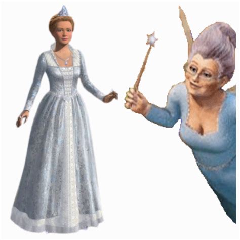 Cinderella and Fairy Godmother (Shrek) by EBOTIZER on DeviantArt