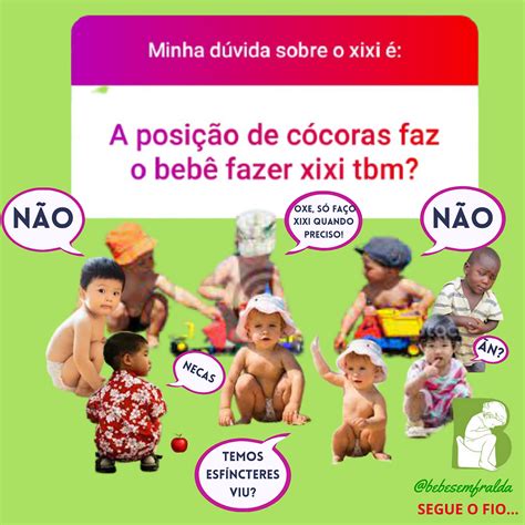 Bebe Fazendo Muito Xixi - Bebê de cócoras força a fazer xixi?