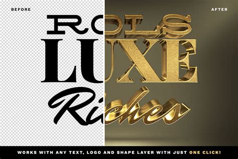 Metallic Gold 3d Text Effect Vol 1 Download Text Style Hyperpix