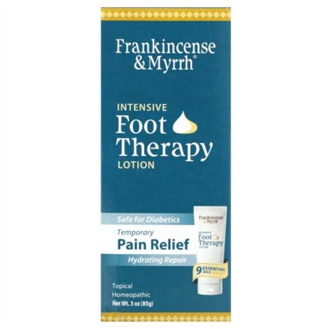 Frankincense Myrrh Foot Pain Relief Lotion Intensive Foot Therapy