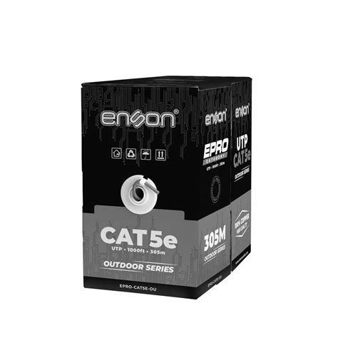 Compra Enson Bobina De Cable Cat5e UTP 305 Metros Negro EPRO CAT5E