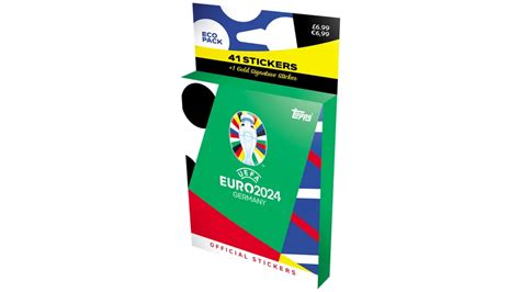 Topps UEFA EURO 2024 Sticker Kollektion Eco Pack Online Bestellen