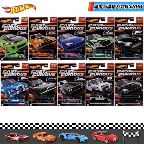 Hot Wheels Mod Le De Voiture HNR88 Hot Wheels Fast And Furious Mini Cars Hotweheels