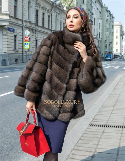 Полушубок "Монро шаль" грей • Sobolluxury — Необычные изделия из меха ...