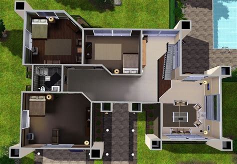 House Plans and Design: Modern House Plans Sims 4